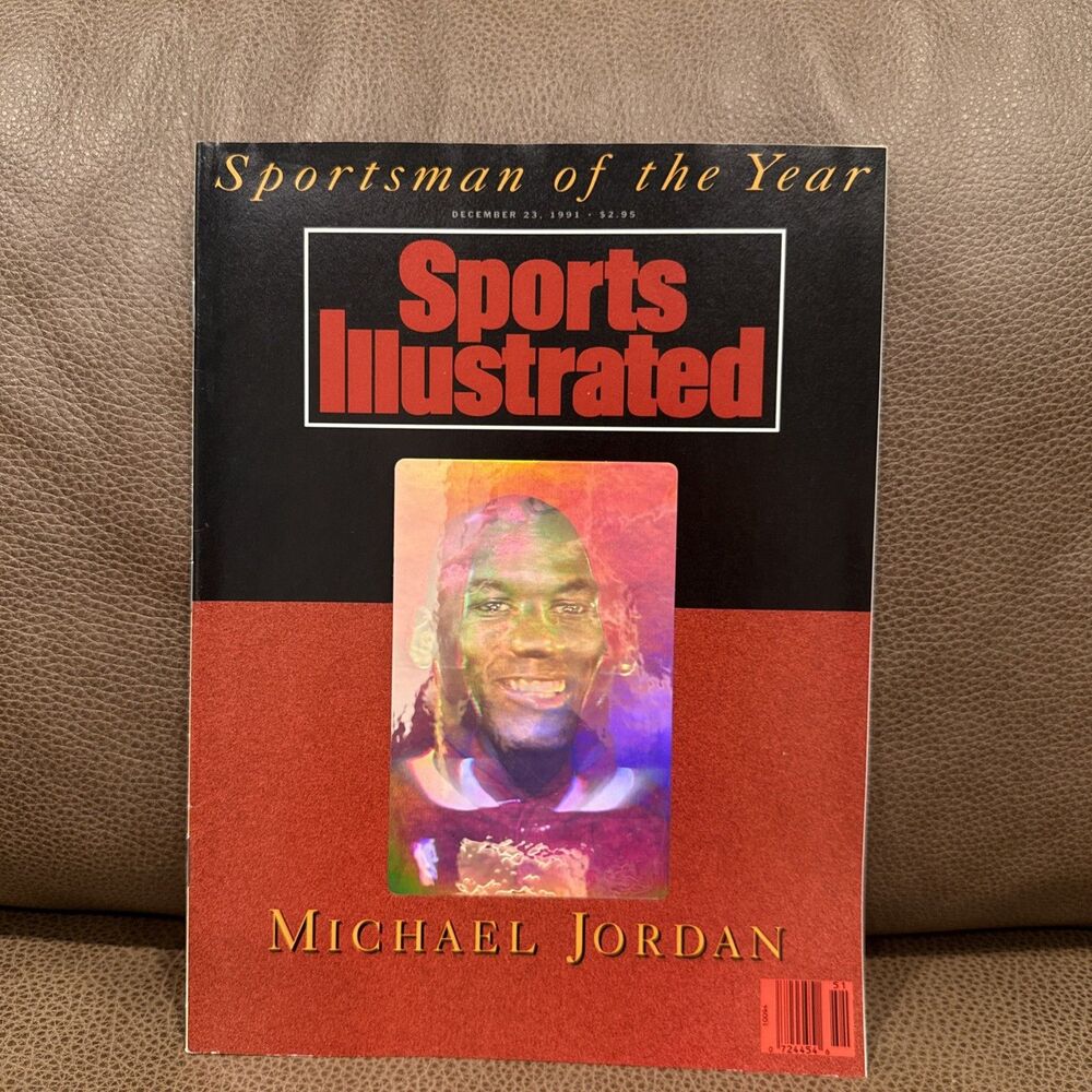 Sports illustrated Michael Jordan 1991  hologram Vintage hard to find rare